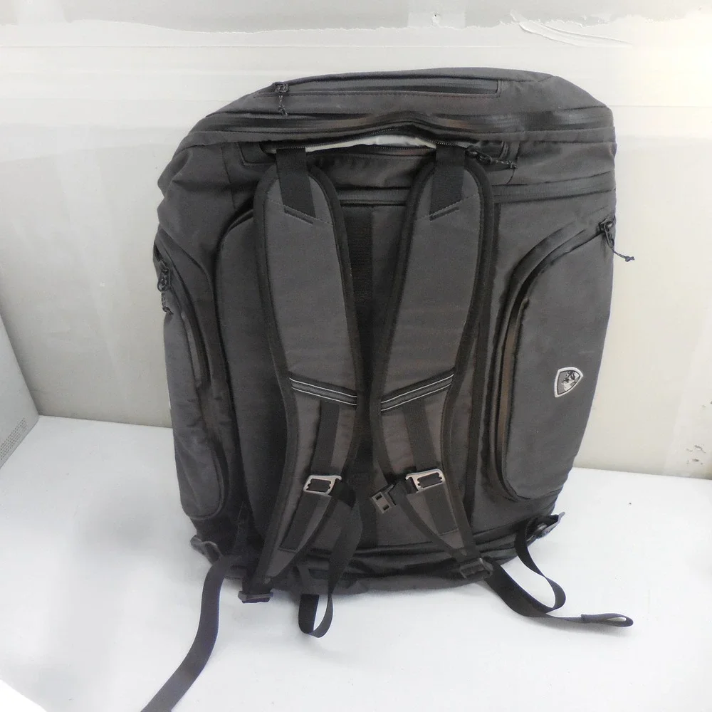 Kuhl Eskape 50L Duffle Bag Charcoal Grey Backpack Travel Gear 50 Liter